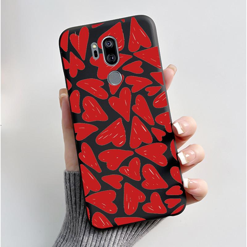 Casing For LG G7 ThinQ Case G710EM Luxury Dragon Cute Cool Boys Girls Soft TPU Black Silicone Matte Bumper LG G7ThinQ Back Cover