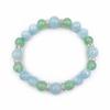 Of Aventurine and Aquamarine Power Natural Prayer Junseki [Stone Happiness] Bracelet, Stone, Stone, Women's Bracelet, Men's Accessory, Amulet, Health,