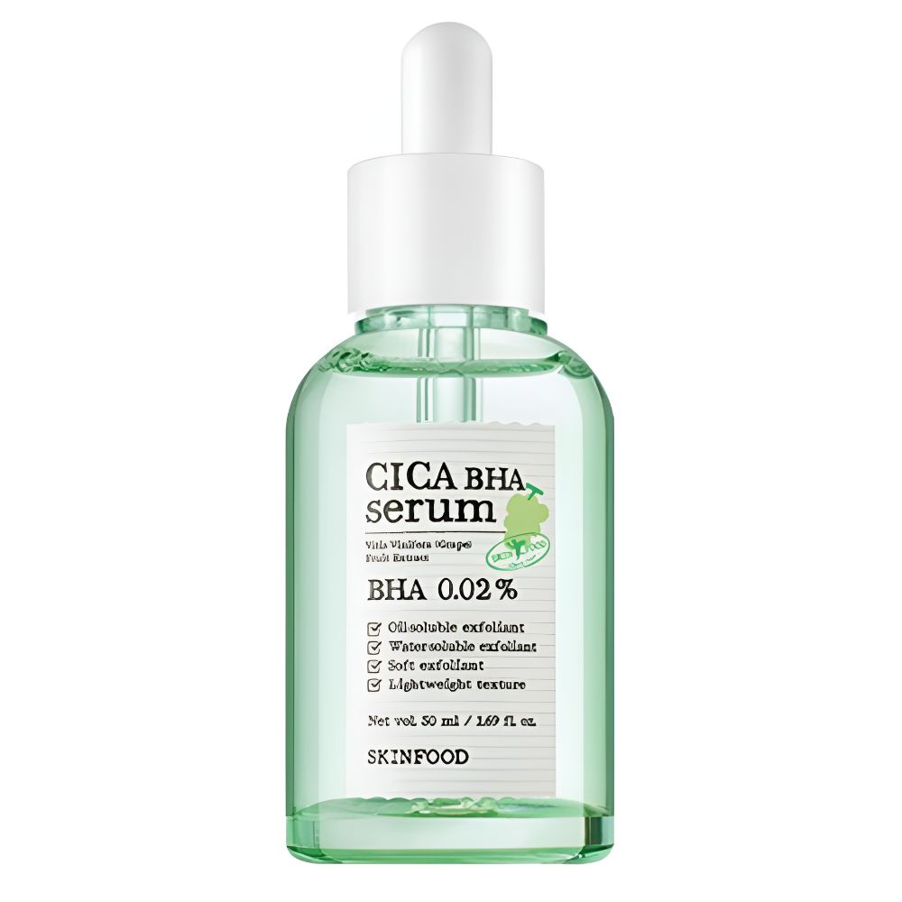 Skinfood Shine Muscat Cica BHA Serum Pore Care Exfoliating Korean Skincare Serum 50ml