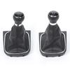 5/6 Speed Integrated Gear Shift Knob & Dust Boot for VW Golf 6 MK5 MK6 Jetta 2005-2014 - Transmission Lever, Durable Accessories