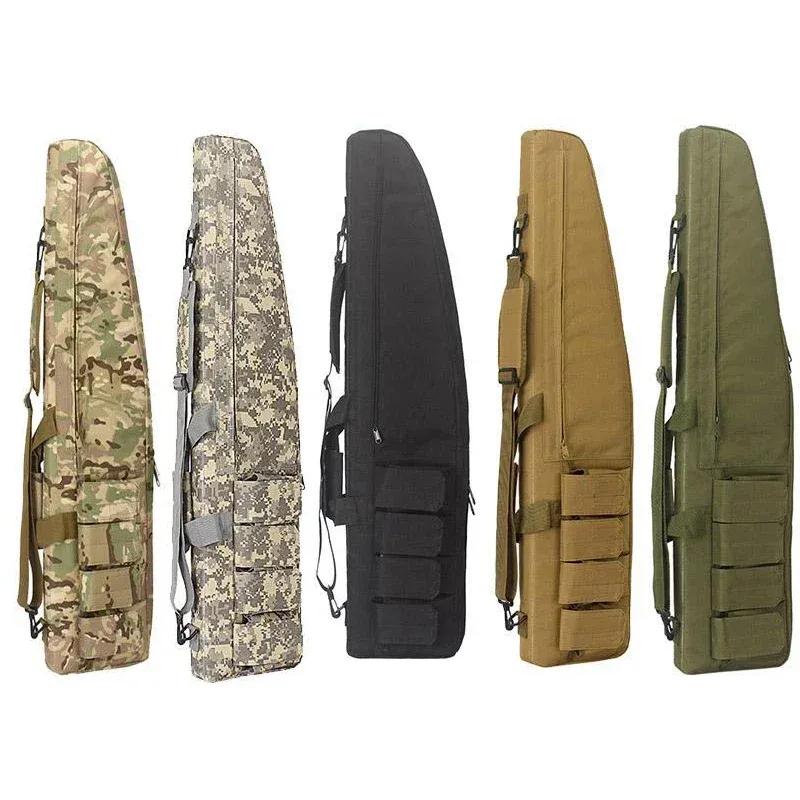 70cm 95cm 118cm Taktiksel Silah Saklama Çantası Outdoor Atış Av Tüfeği Ağır Hizmet Taşıma Çantası Tüfek Omuz Çantası Pedli
