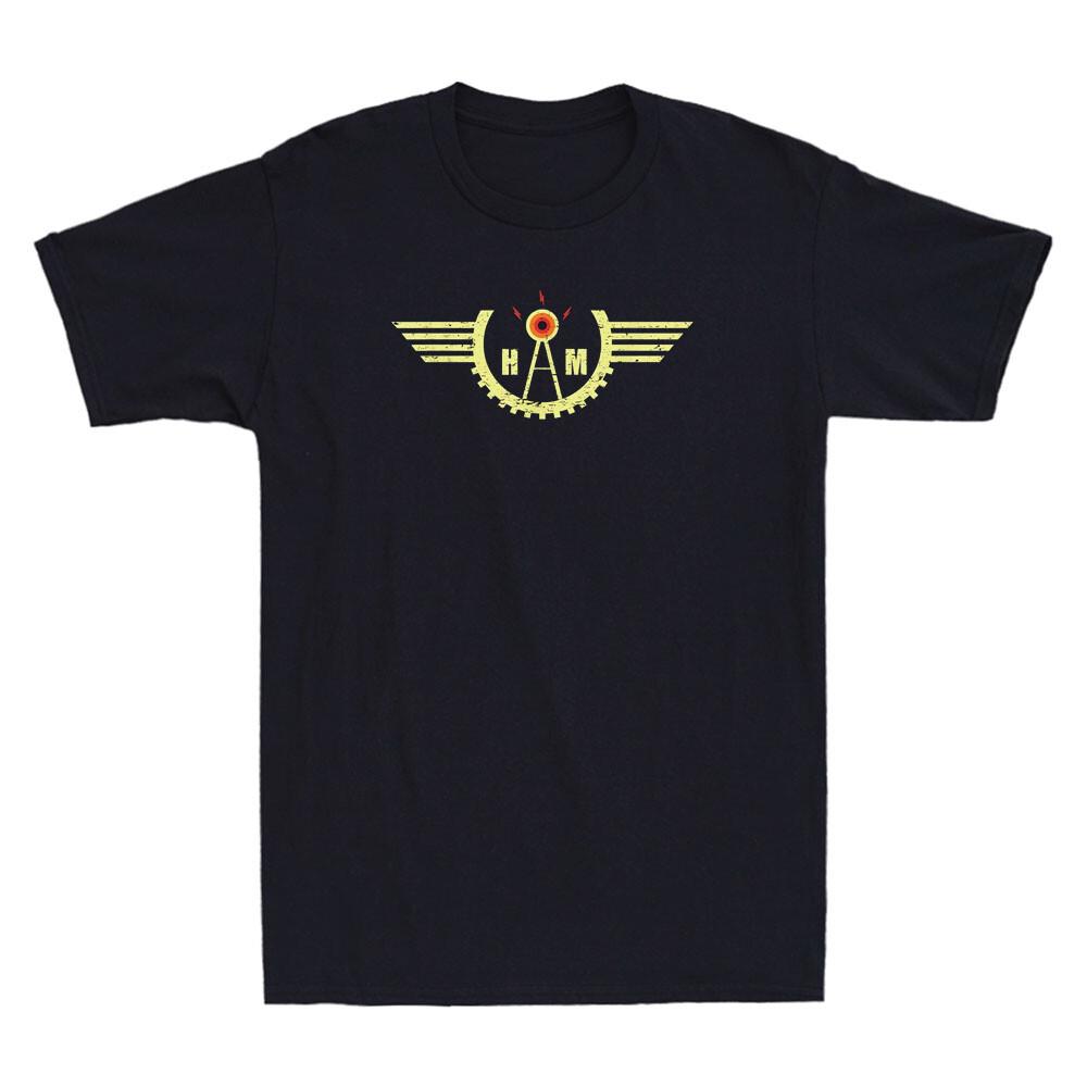 Ham Radio Operator Amateur Antenna Funny Gift Vintage Unisexs Short Sleeve Tshirt