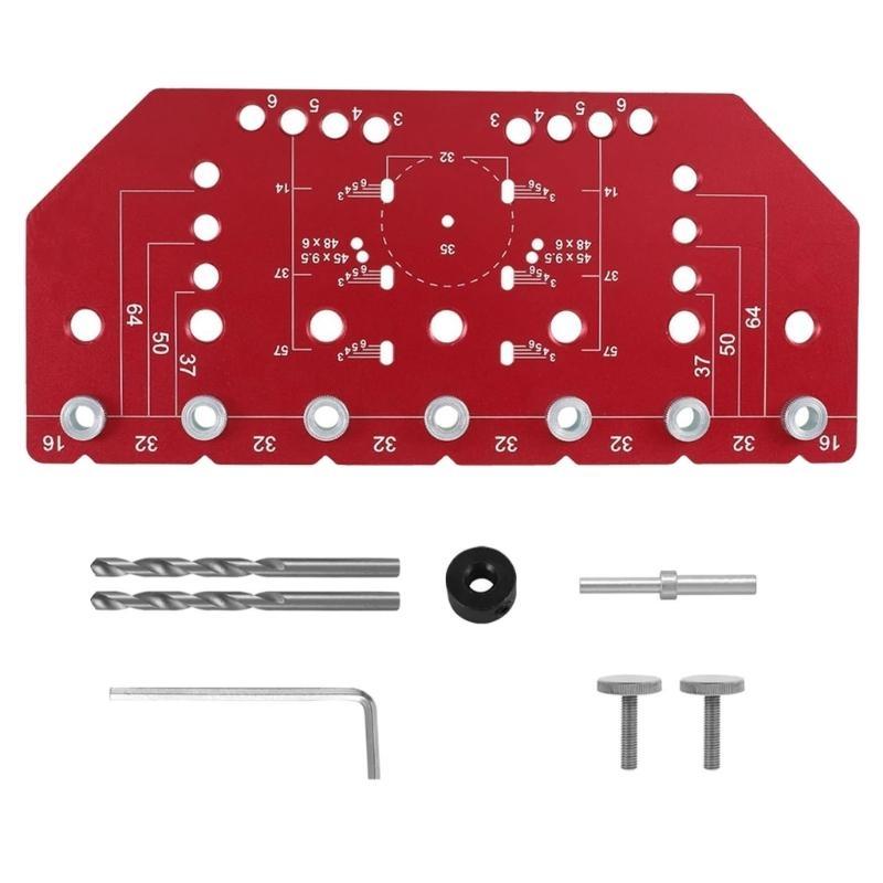 35mm Concealed Hinges Drilling Jig Guide Hinges Hole Drilling Guide Woodworking Tool Hole Opener Locator