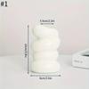 1PC Plastic Spiral White Vase Hydroponic Pot Vase Decoration Home Desk Decorative Vases for Flowers Decoration Maison Floreros