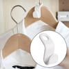 12PCS Wardrobe Space-saving Hanger Hook Coat Hook Plastic Closet Stack Hanger Rack Bedroom Storage