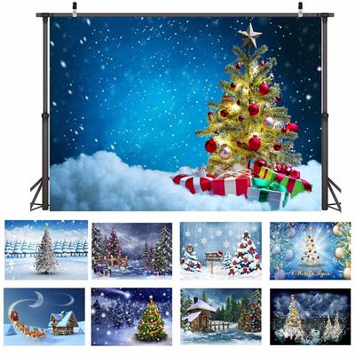 Christmas Backdrops Vinyl 5x3FT Fireplace Background Photography Studio