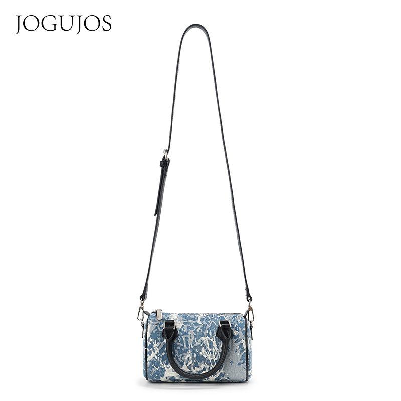 

Оригинальная женская сумка ручной работы в стиле легкой роскоши, джинсовая с кожей, женская сумка из натуральной кожи, женская сумка-мессенджер