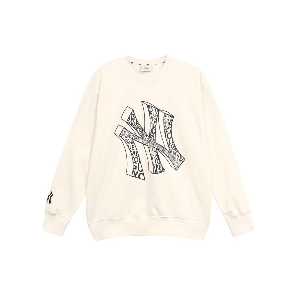 New MLB New York Yankees Sweatshirts Unisex White 3AMTU0131-50CRS