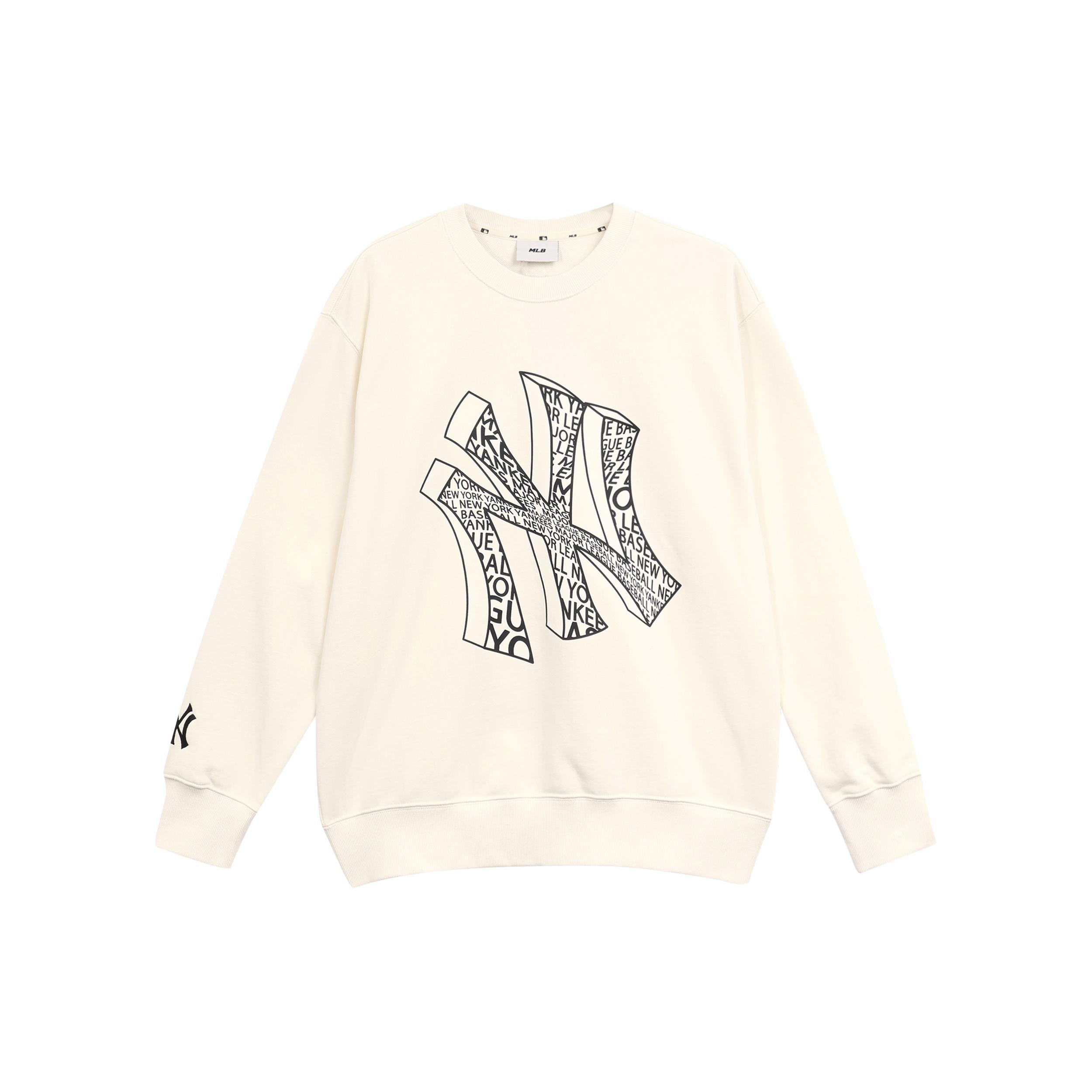 

New MLB New York Yankees Sweatshirts Unisex White 3AMTU0131-50CRS S