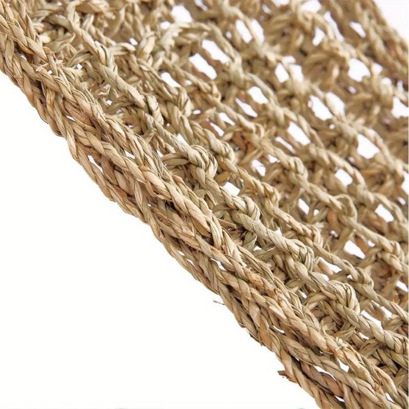 Reptile Hamster Hammock Swing – Hanging Seaweed Grass Mat Pet Bed! Lizard Reptile Toy Hanging Sofa for Small Pets