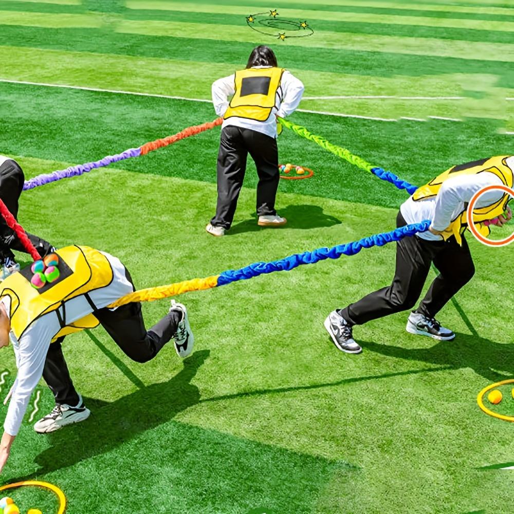 Multi-Player Race Rope - 2m/6.56ft Long, Random Color, Ideal for Team Building, Outdoor Activities, Family Gatherings | Playful Room Decor