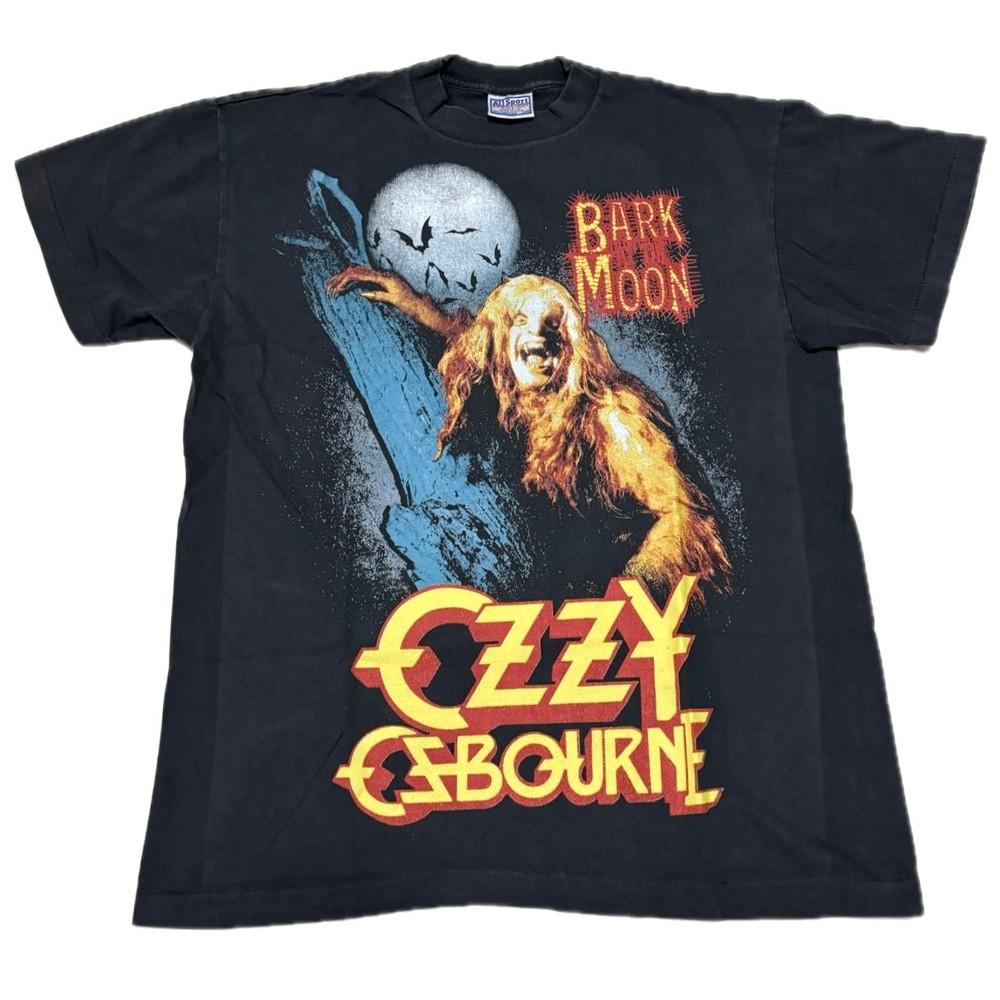 Ozzy Osbourne 1984 VTG Rules Bark At the Moon  Single Stitch T-Shirt REPRINT