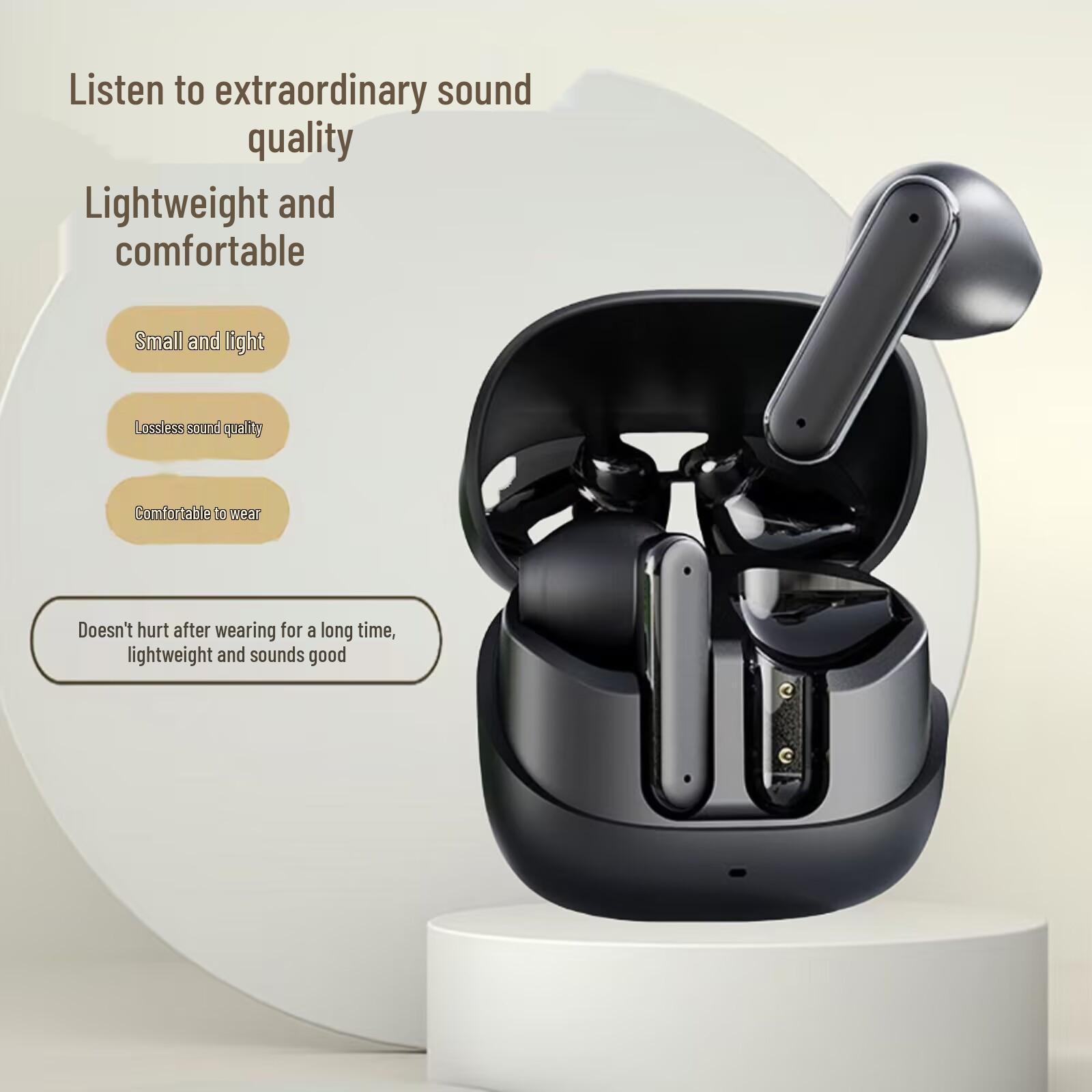 

Q21 Гальванические беспроводные Bluetooth-наушники: Долгое время работы от батареи, Полувкладыши, Шумоподавление, Универсальная совместимость