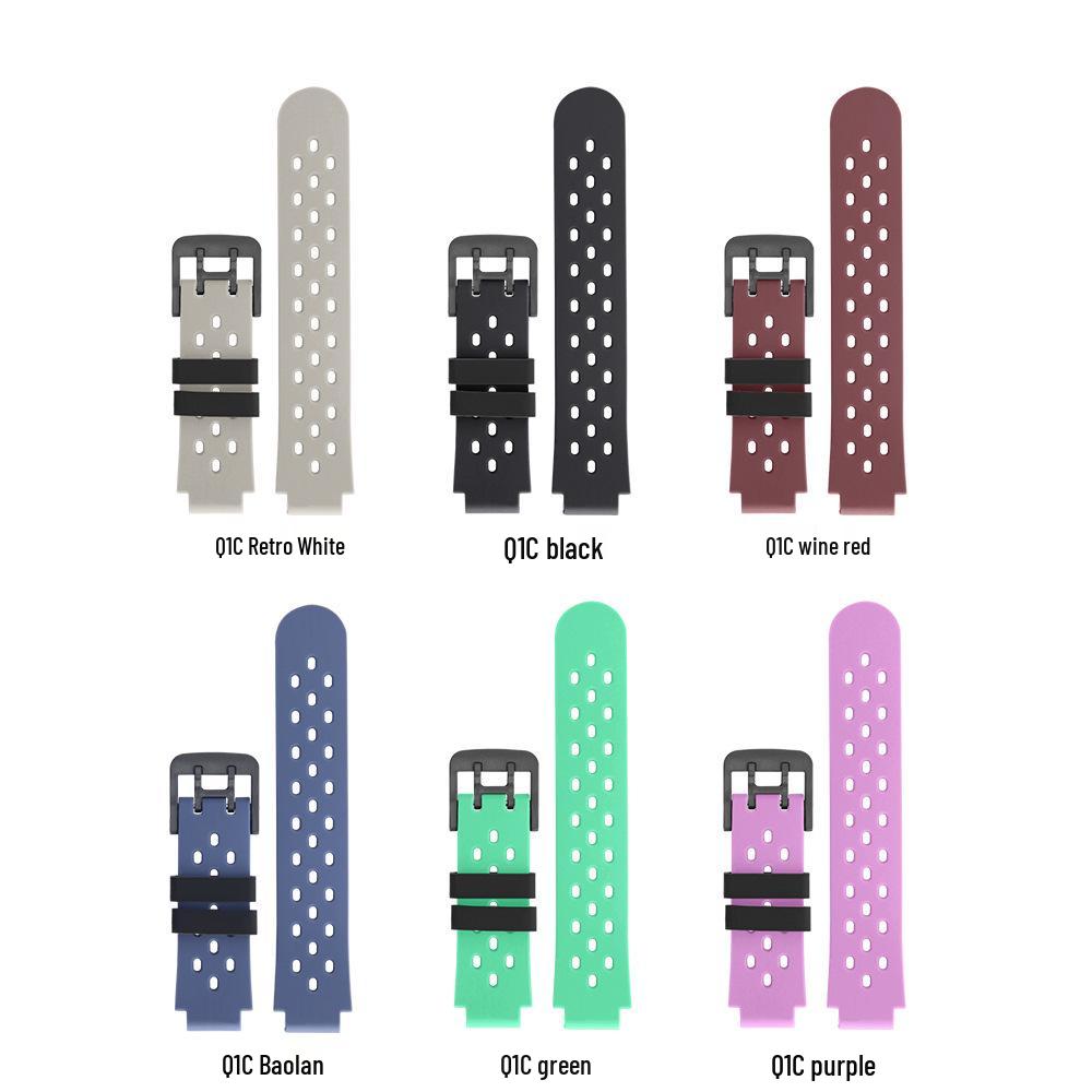 Farbiges Silikon-Uhrenarmband für Xiaotiancai Kinder-Telefonuhrenmodelle: D2, D3, D5, Z1, Z2, Z5, Z6, Z7, Z8, AQ1, CR