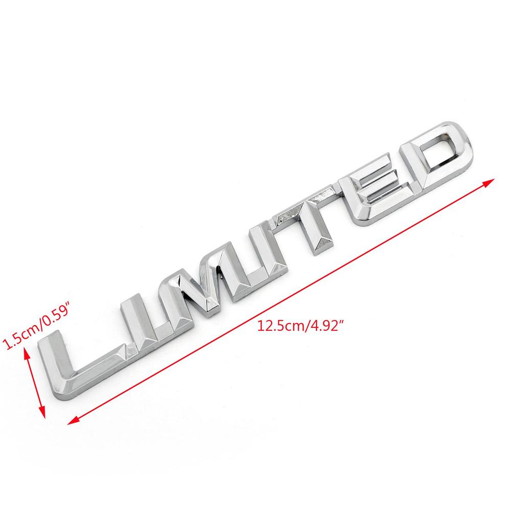 Auto Metall Chrom LIMITED Aufkleber Plakette Emblem Aufkleber Kotflügel Seite für Highlander