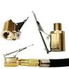 Brass Locking Nozzle Adapter 2PCS Tire Air Chuck Clip Durable Inflation for Car Motorcycle Bicycle Use