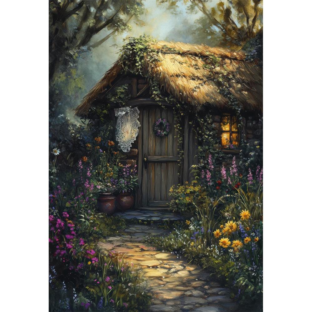 5D Diy Diamond Painting Cross Stitch Embroidery Vintage Woodland Animals Full Round Drill Home Decor Wall Art Gift