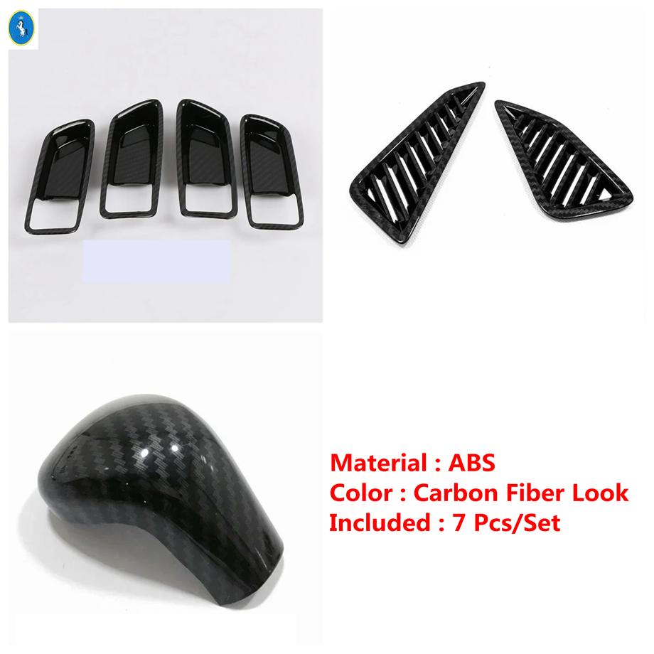Fit For Toyota Corolla Cross  - 2024 Gear Shift Head Knob / Upper Air Outlet / Handle Bowl Panel Cover Trim ABS Accessories