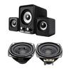 1 Pair Audio Portable Speakers Full Range Speaker 4Ohm 10W DIY Stereo HiFi Horn