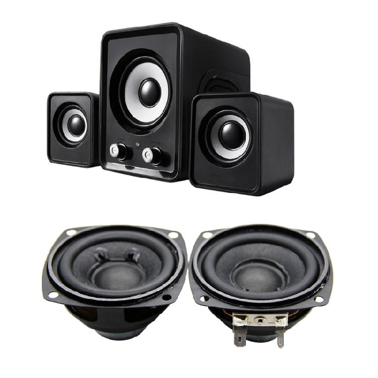 1 Pair Audio Portable Speakers Full Range Speaker 4Ohm 10W DIY Stereo HiFi Horn