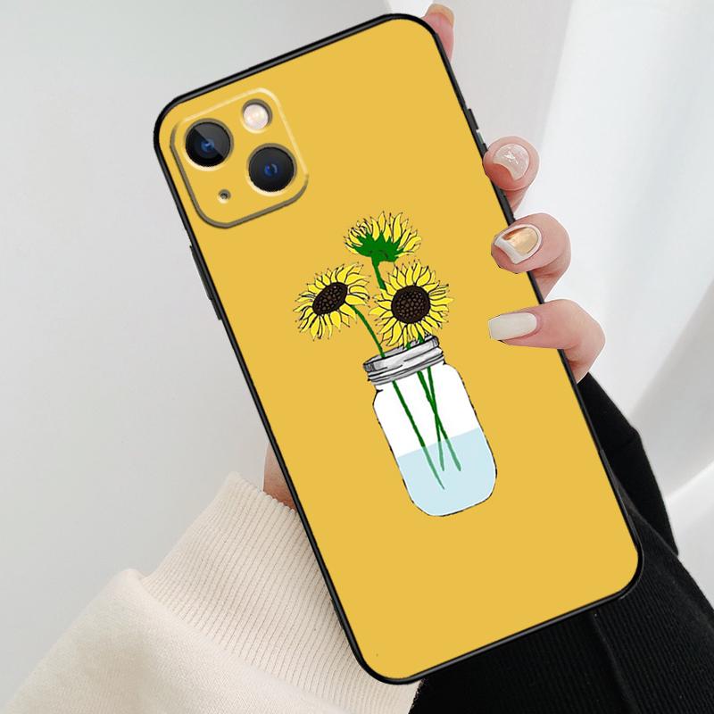 

Daisy Sunflower Floral Flower Phone Case For iPhone 17 Pro Max 16 15 14 11 12 13 Pro Max mini 15 16 Plus 16e 17 Air Cover iPhone 16Pro MAX