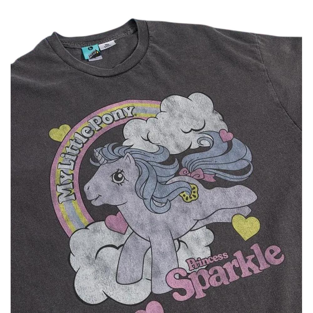 My Little Pony Unisex Adult Princess Sparkle Vintage Wash T-Shirt