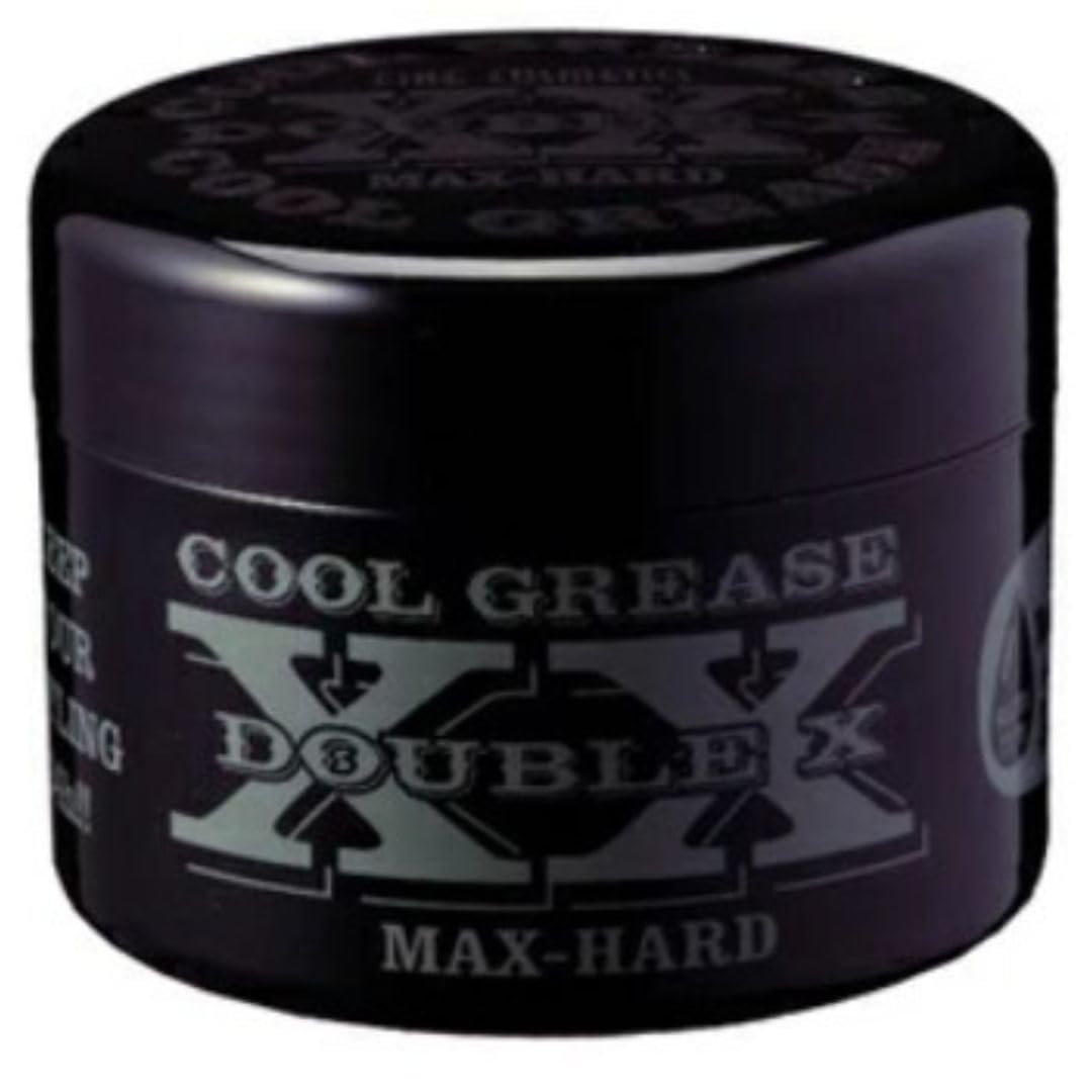 Sakamoto Koseido Cool Grease XX 210g Black Fine Cosmetics Pomade Men s Wax Grease Sticker Set
