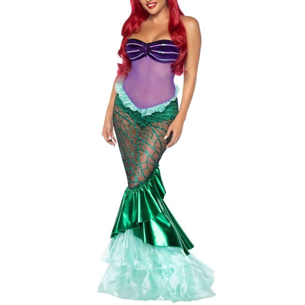 Mermaids Costume For Women With Ethnic Tribal Style For Stage Performance