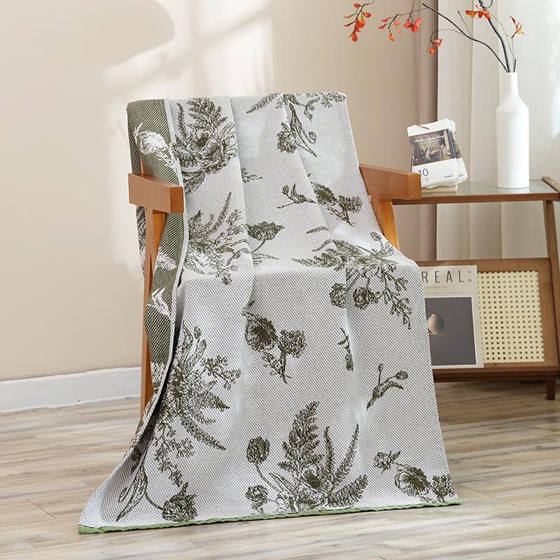 Large size bath towel pure cotton four-layer gauze adult household soft water-absorbing non-linting swimming bath wrap beach towel