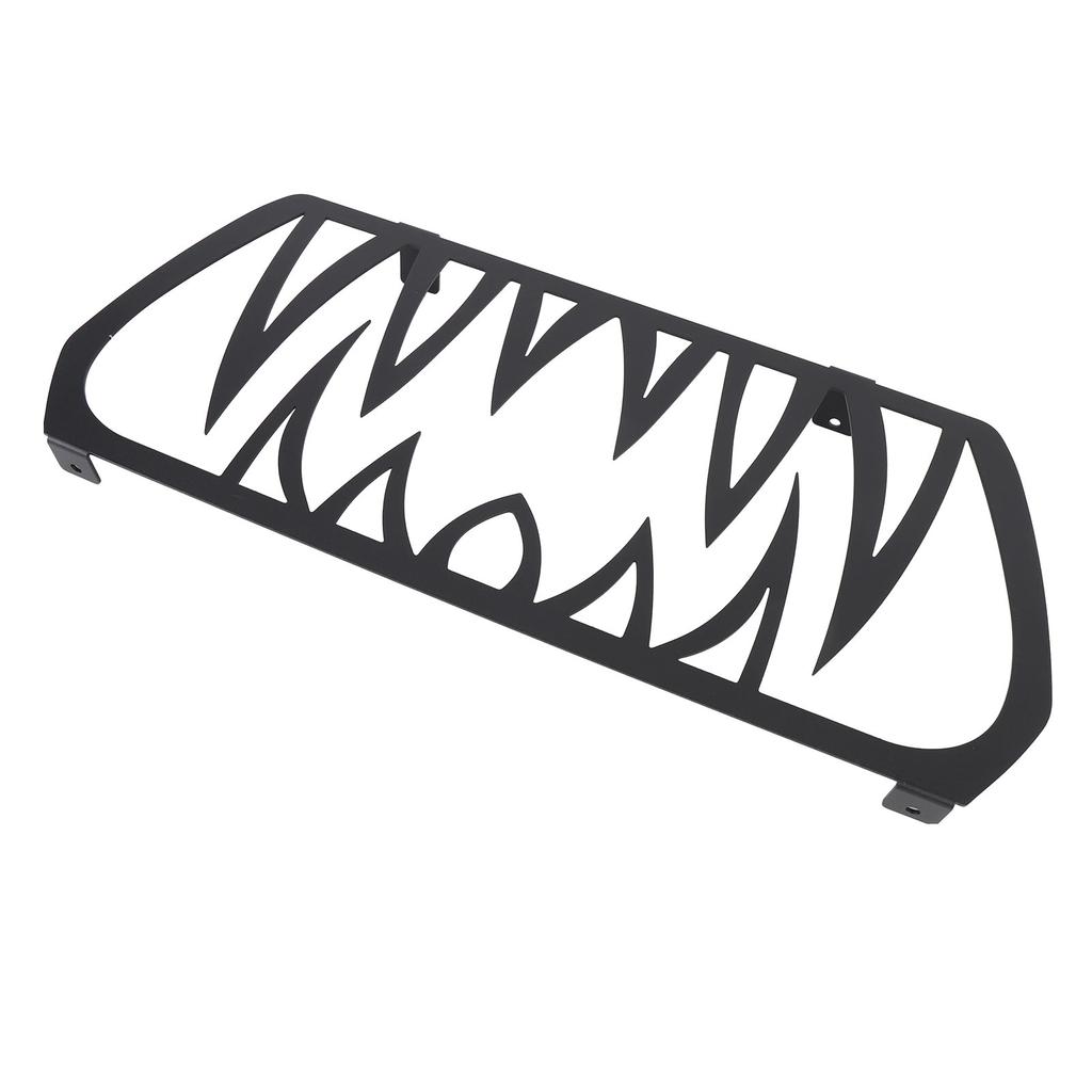 Front Grille Teeth Insert Aluminum Powder Coated Cool Look Rustproof Long Lasting for Ryker All Models Black