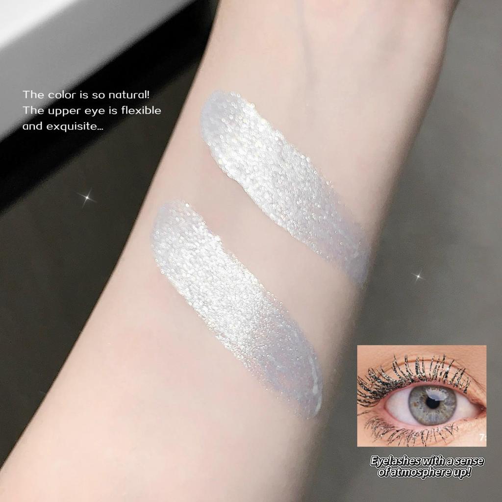CROSS SHAQINUO Diamond Light Mascara: Shimmering, Lightweight, Clump-Free Makeup with Fine Glitter for a Natural, Radiant Look.
