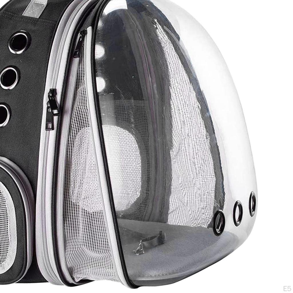 Backpack,Expandable Cat Backpack, Transparent Clear Lightweight Ventilation Pet Carrier for Small