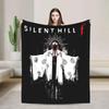 Silent Hill Game Blanket Soft Warm Plush Throw for Couch Chair Sofa Bed Airplane Travel Flannel Bedspread Cover