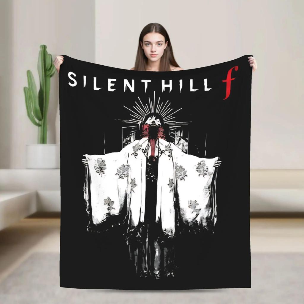 Silent Hill Game Flannel Blanket Soft Bedding Throw for Couch Chair Travel Fashion Sofa Bed Cover