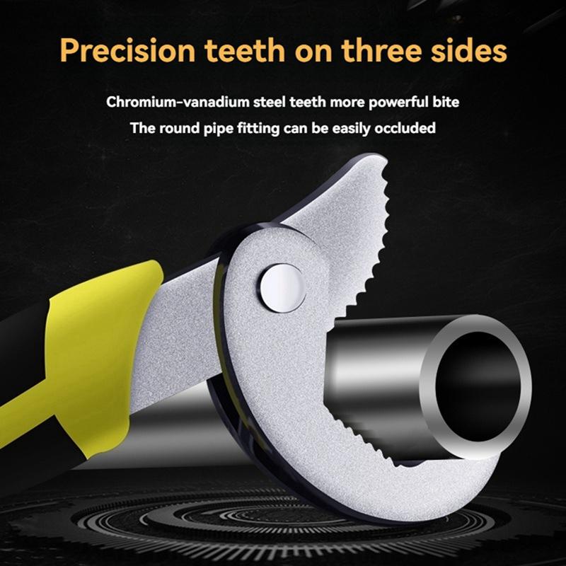 Multi-Function Tool Wrench Repair Wrench Pipe Wrench Adjustable Ratchet Wrench Baffle Wrench