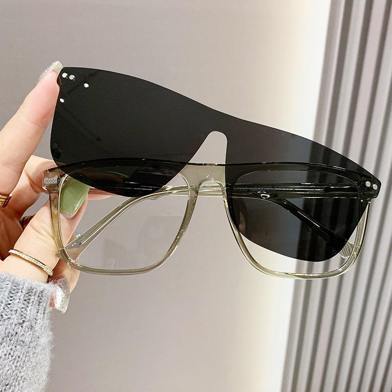 

Магнитные солнцезащитные очки TR90 и рецептурные оправы с блокировкой синего света для использования в помещении/на улице Anti-Blue Light + Polarized Lens