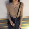 2025 Autumn and Winter Women's Black Inner Tight Knitted Sweater Women's Long-sleeved Premium Sweater Slim