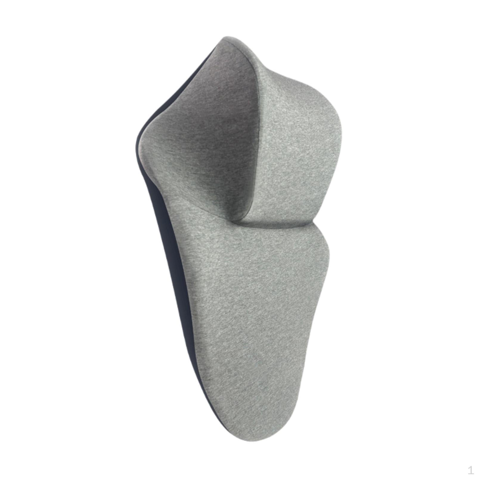 Эргономичная подушка для поддержки шеи для офисного кресла подушка для путешествий из пены с памятью для работников за столом серый 3980₽