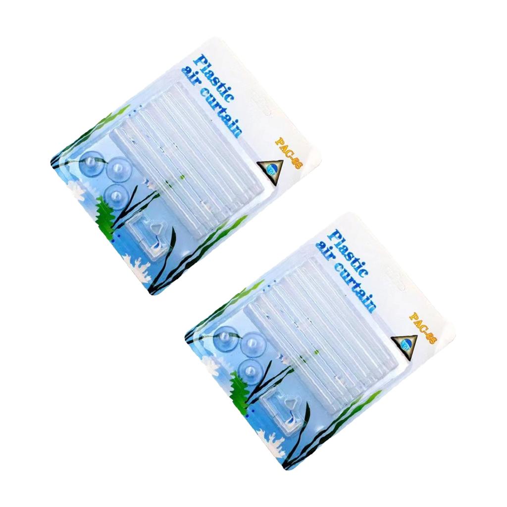 Suction Cup Oxygen Tube Air Curtain for Even Oxygen Distribution Home and Office FishTanks Oxygenation Device 2PCS
