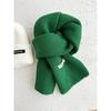 Sheep wool couple solid color knitted wool scarf women's autumn and winter value for money, thickened warm scarf