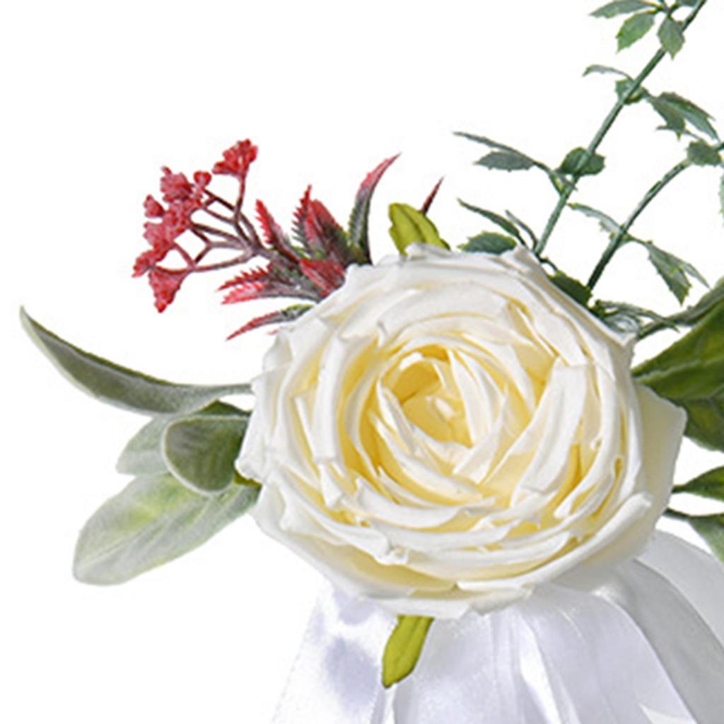 Rustic Wedding Chair Flower Chair Decorations Wedding Ceremony Aisle Decoration for Celebration Holiday Parties Ceremony Dining