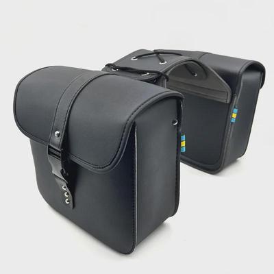 Universal Waterproof Vintage Leather Motorcycle Side Bag