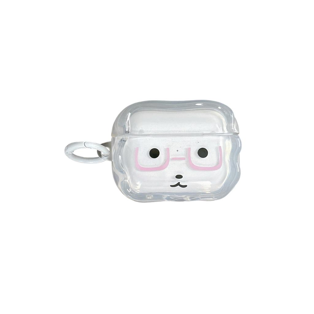Glasses puppy AirPods 1 protective case female apple 1/1 generation AirPods pro1 earphone case cute