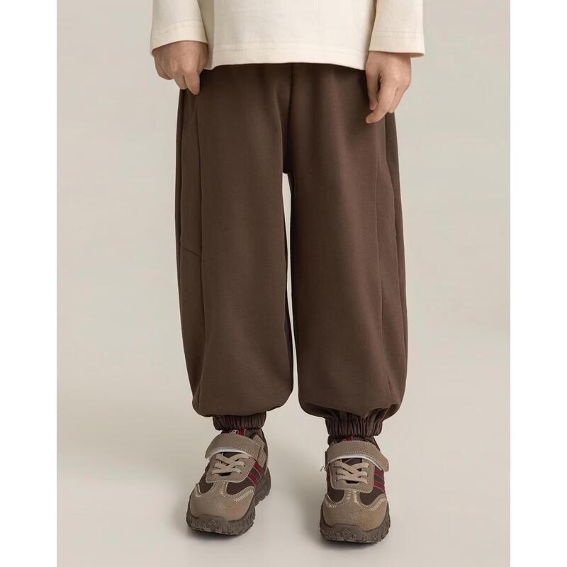 Boys' Solid Loose Fit Casual Sweatpants