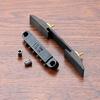Guitar Roller Saddle Bridge Replacement Part with Rosewood Base