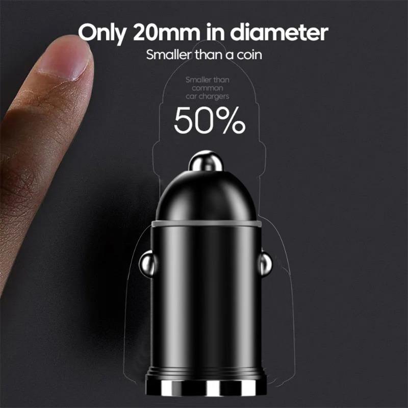 200W Car Charger Dual Ports Fast Charging QC3.0 USB Adapter Car Phone Charger Single Port 100W USB Converter For iPhone Samsun