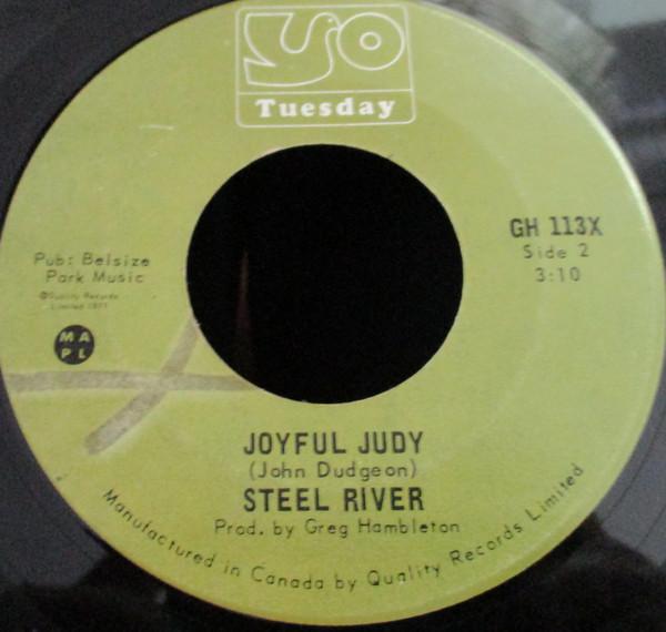 

7inch Record STEEL RIVER - Mexican Lady GH113X Tuesday Records 1971 Canada Rock Used