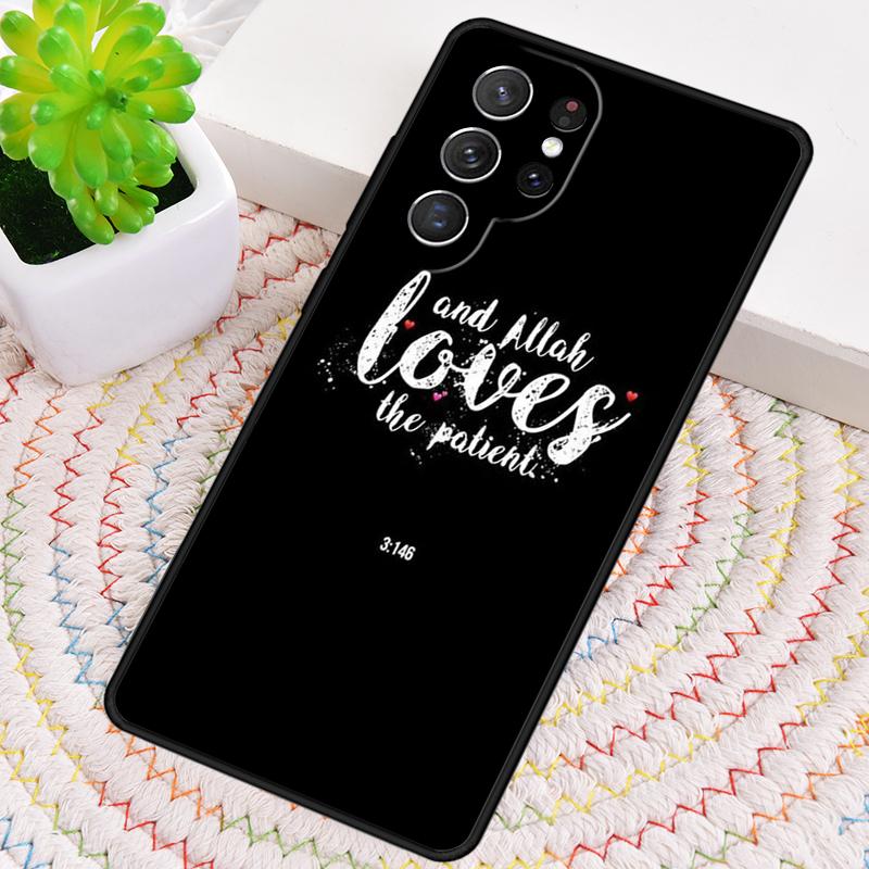 Islamic Muslim quotes Silicone Phone Case For Samsung Galaxy note 10 pro S26 S25 S24 S23 S22 S21 Plus S25Ultra Capa Cover