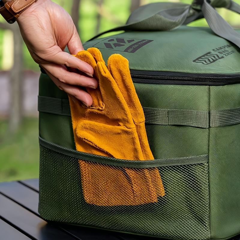 42L Outdoor Camping Storage Bag Large Capacity Picnic Bag Wear-Resistant Bottom Foldable Multifunctional Outdoor Gear Storage Bag