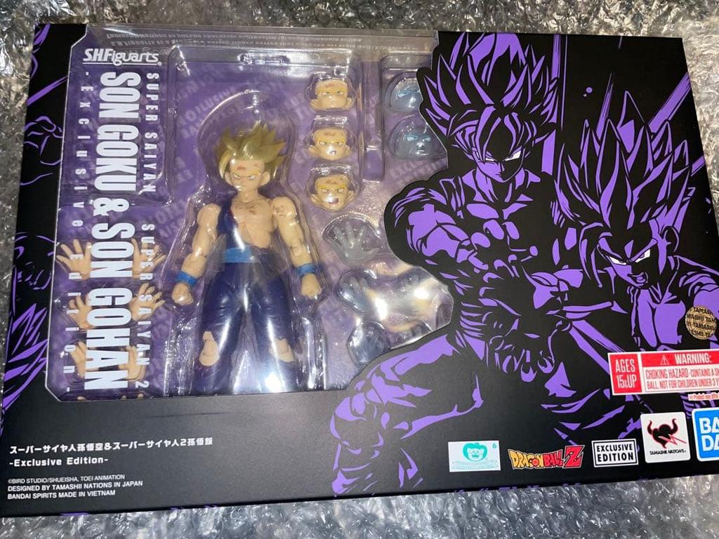 [USED] S.H.Figuarts Super Saiyan Son Goku & Super Saiyan 2 Son Gohan